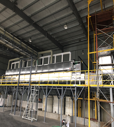 微朗科技-100kW电池级硫酸锰粉体连续式烘干设备